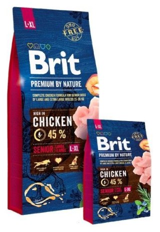 BRIT PREMIUM BY NATURE SENIOR L+XL 15 kg