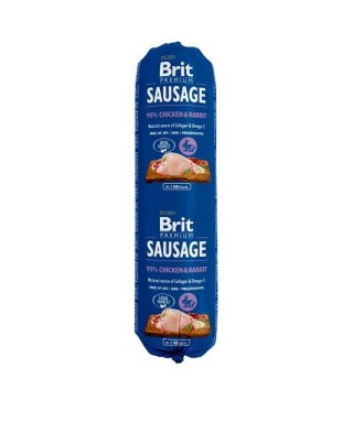 BRIT SAUSAGE CHICKEN & RABBIT 800 g