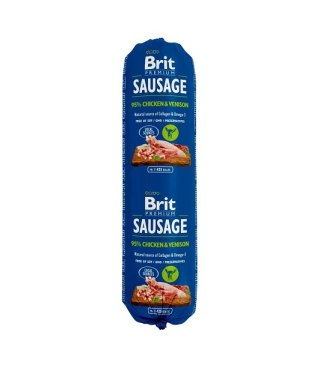 BRIT SAUSAGE CHICKEN & VENISON 800 g