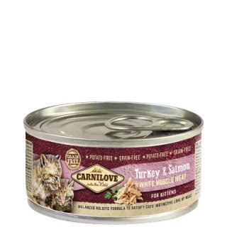 CARNILOVE CAT KITTENS TURKEY&SALMON 100g