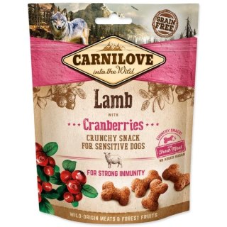 CARNILOVE CRUNCHY SNACK LAMB WITH CRANBERRIES WITH FRESH MEAT 200g