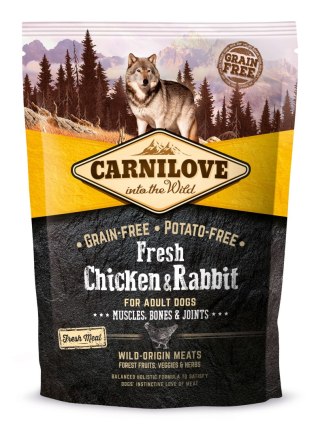 CARNILOVE FRESH CHICKEN & RABBIT FOR ADULT 1,5kg