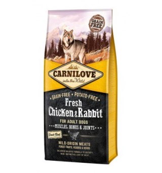 CARNILOVE FRESH CHICKEN & RABBIT FOR ADULT 12kg