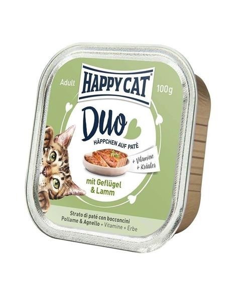 HAPPY CAT Deserówka pasztet kurczak i jagnięcina 100g