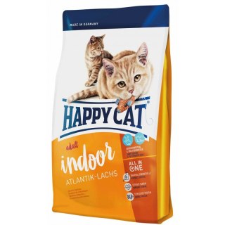 HAPPY CAT Fit & Well Indoor Adult Łosoś 1,4kg