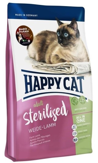 HAPPY CAT Supreme Sterilised Jagnięcina 1,4kg