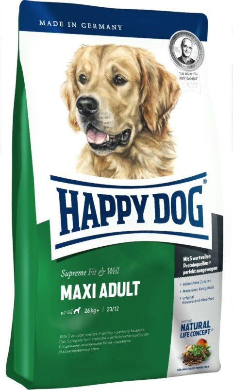 HAPPY DOG Fit & Well ADULT MAXI 15kg