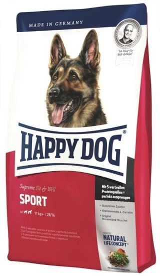 HAPPY DOG Fit & Well ADULT SPORT 15kg