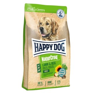 HAPPY DOG NATURCROQ JAGNIĘ/RYŻ 15kg