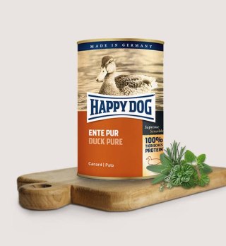 HAPPY DOG PUSZKA dla psa - KACZKA (Ente Pur) 400g