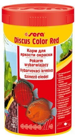 SERA Discus Color Red 100 ml, granulat - pokarm dla pielęgnic [SE-00332] 100 ml