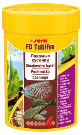 SERA Przysmak FD Tubifex 100 ml [SE-01340] 100ml