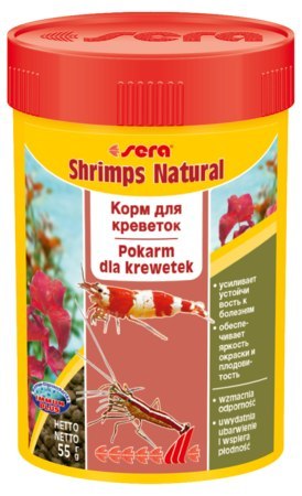 SERA Shrimps Natural 100 ml, granulat - pokarm dla krewetek i raków [SE-00554] 100 ml