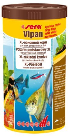 SERA Vipan Large Flakes 1000 ml, duże płatki - pokarm podstawowy [SE-00175] 1000 ml