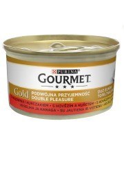 GOURMET GOLD - wołowina i kurczak 85g