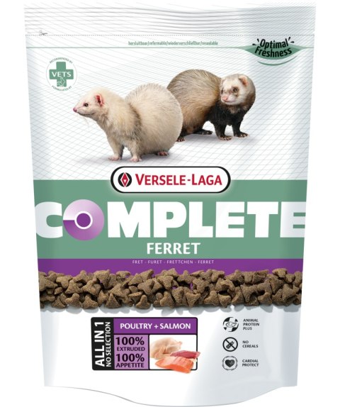 VERSELE LAGA Ferret Complete - ekstrudat dla fretek - karma bezzbożowa, bezglutenowa [461316] 750g