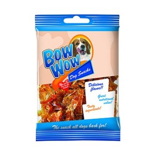 BOW WOW Kolagenowe chipsy z wątróbką drobiow 60gą [BW367]