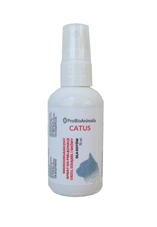 PROBIO ANIMALIA Catus - mikrooorganiczny spray do uszu, dziąseł i skóry dla kotów 75 ml