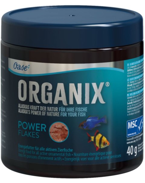 Oase Organix Power Flakes 250ml - pokarm płatki dla ryb