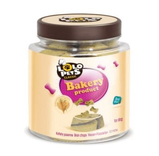 LOLO PETS Ciasteczka z otrębami dla psa - KOTLETY PSZENNE 270g [LO-80614]