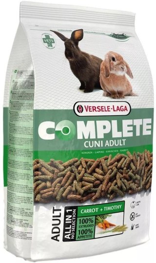 VERSELE LAGA Cuni Adult Complete - ekstrudat dla dorosłych królików miniaturowych [461402] 8kg + 800g GRATIS