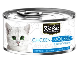 KIT CAT Chicken Mousse - Mus z kurczaka dla kota 80g [KC-2517]