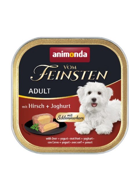 ANIMONDA Vom Feinsten Gourmet Centre szalka z jeleniem i jogurtem 150g