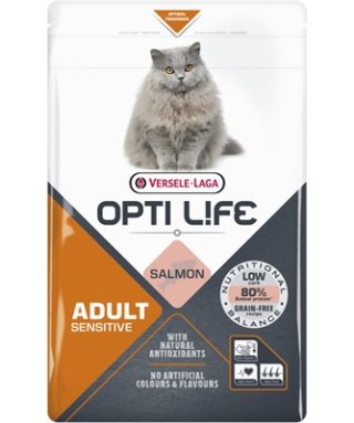 VERSELE LAGA OPTI LIFE Cat Sensitive 7,5kg - karma dla dorosłych, wrażliwych kotów [441322] 7,5kg