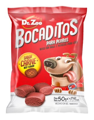 DR ZOO Bocaditos Carne - Przekąski dla psa o smaku wołowiny 50g [11139]