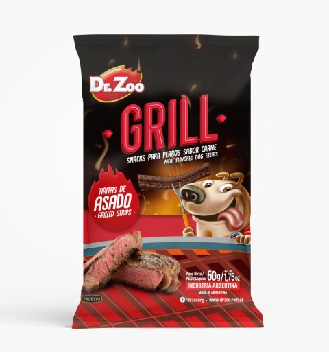 DR ZOO Grill Tiritas de Asado - Grillowane paski dla psa o smaku pieczeni 50g [11211]