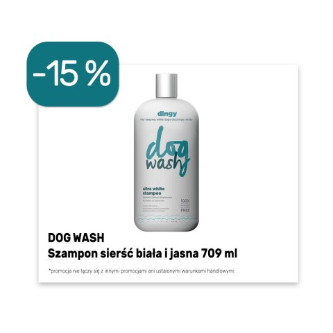 - 15% - Dog Wash Szampon Sierść Biała i Jasna 709 ml