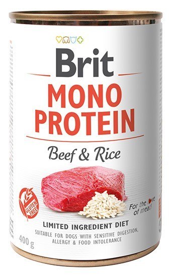 Brit Mono Protein Beef & Rice puszka 400g