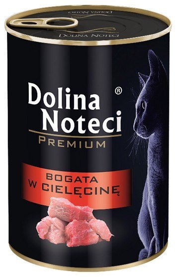 Dolina Noteci Premium Kot Bogata w cielęcinę puszka 400g