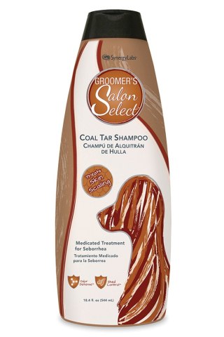 Groomer\'s Salon Select Coal Tar Shampoo / Szampon przeciwłupieżowy, przeciwłojotokowy 544ml