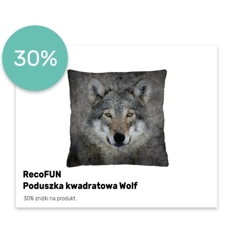 Poduszka kwadratowa Wolf