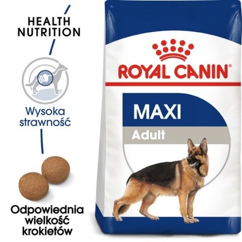 Royal Canin Maxi Adult karma sucha dla psów dorosłych, do 5 roku życia, ras dużych 15kg