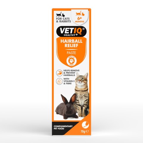 VetIQ Hairball Relief Pasta na kule włosowe 70g