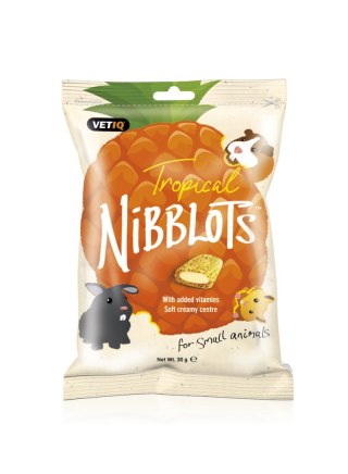 Vetiq Przysmaki dla gryzoni Owoce tropikalne Nibblots For Small Animals Tropical 30g