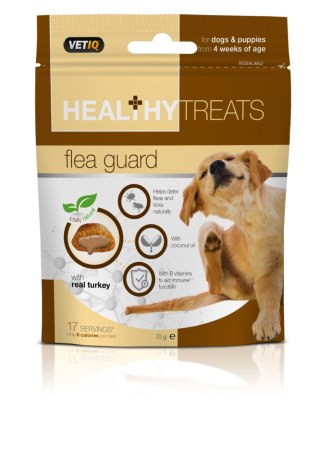 Vetiq Przysmaki dla psów i szczeniąt zapobiegające inwazji pcheł Healthy Treats Flea Guard For Dogs & Puppies 70g