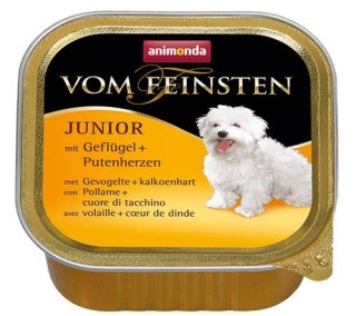 Animonda vom Feinsten Dog Junior Drób i Serca Indyka 150g