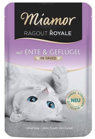 Miamor Ragout Royale z Kaczką i Drobiem w sosie saszetka 100g