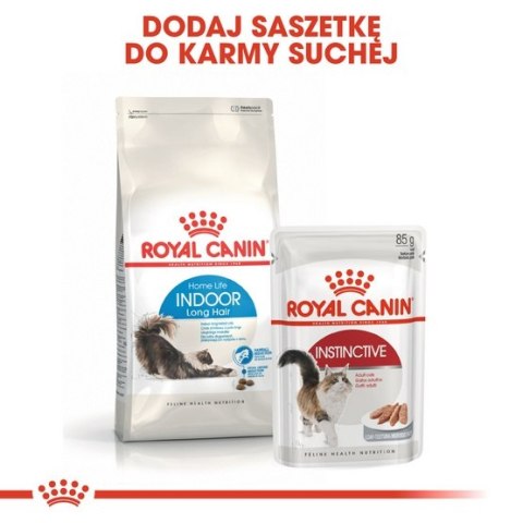 Royal Canin Indoor Long Hair karma sucha dla kotów dorosłych, długowłose, przebywających wyłącznie w domu 400g