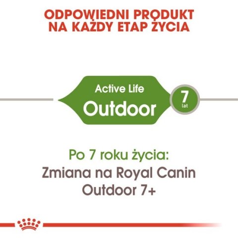 Royal Canin Outdoor karma sucha dla kotów dorosłych, wychodzących na zewnątrz 2kg