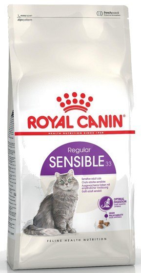 Royal Canin Sensible karma sucha dla kotów dorosłych, o wrażliwym przewodzie pokarmowym 2kg