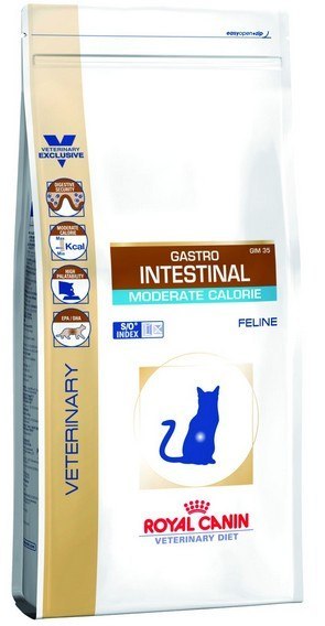 Royal Canin Veterinary Diet Feline Gastrointestinal Moderate Calorie 4kg