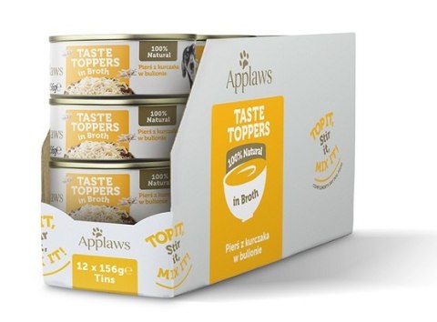 Applaws Dog Taste Toppers puszka z kurczakiem 156g