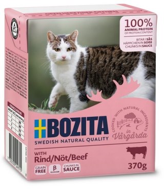 Bozita z Wołowiną kawałki w sosie kartonik 370g