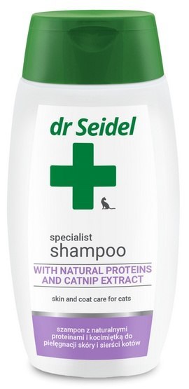 Dr Seidel Proteinowy szampon dla kotów 220ml