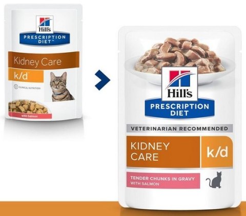 Hill's Prescription Diet k/d Feline Łosoś saszetka 85g