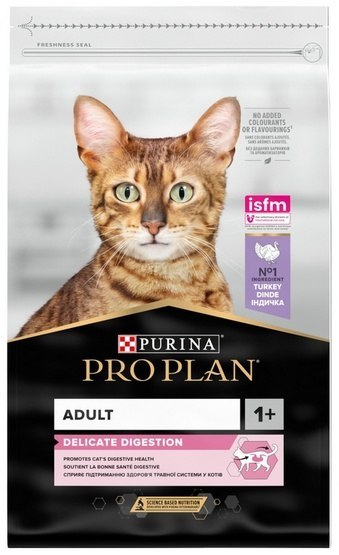 Purina Pro Plan Cat Adult Delicate Digestion z indykiem 10kg